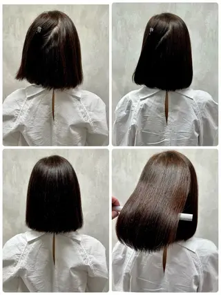 ショート 満足度⭕️縮毛矯正師 谷口にお任せを👍のヘアスタイル