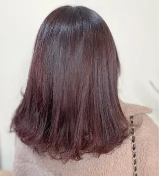 ミディアム カラー 髪質改善🌟透明感 🌟三塚有紀子のヘアスタイル