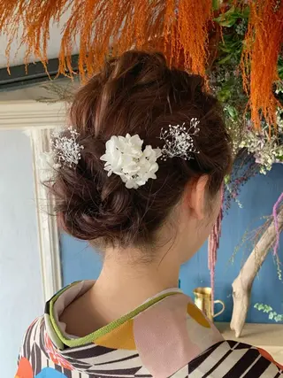 ヘアアレンジ レイヤー/髪質改善 SAKIのヘアスタイル