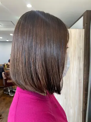 ミディアム 高浜 夕海のヘアスタイル