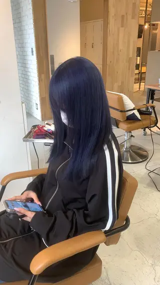 セミロング 派手髪支持率No1 Eisukeのヘアスタイル