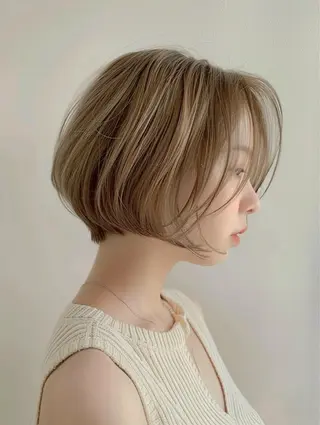 ショート 川上 遥冬のヘアスタイル