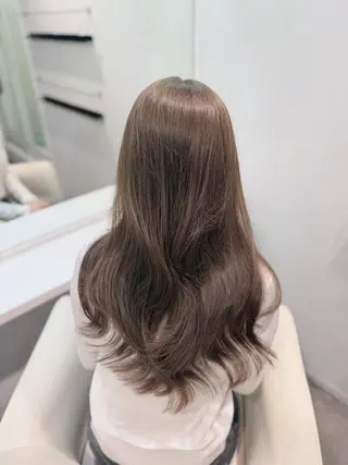 ロング カラー 京都韓国ヘア🇰🇷 /髪質改善/透カラーのヘアスタイル