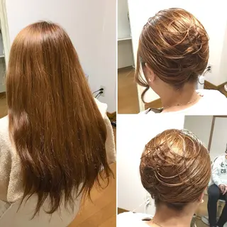 ロング ヘアアレンジ KANA カナのマツエク・マツパデザイン