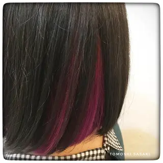 カラー ササキ トモシのヘアスタイル