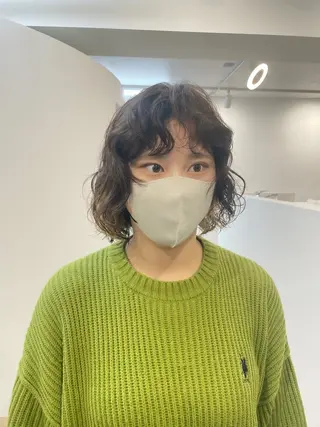 ミディアム パーマ 可愛いパーマスタイル といえばISSEYのヘアスタイル