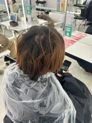 カラー パーマ メンズ はるか/ブリーチカラ ー/ヘアアレンジ🤍のヘアスタイル