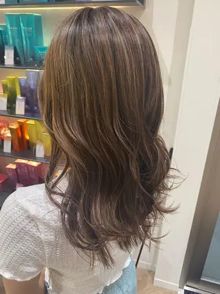 ロング カラー 個性派/ブリーチ ＊ほのかのヘアスタイル