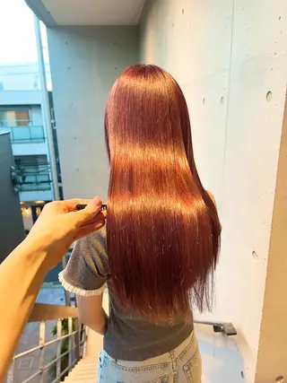 ロング 艶髪レイヤー/ ハイトーンKeitaのヘアスタイル