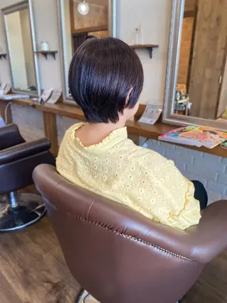 ショート Hair & Eyelash Riche所属・肥田 夕蘭のヘアスタイル