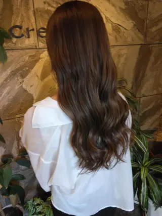 ロング Crea所属・清水 旭美のヘアスタイル