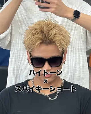 カラー メンズ フェザーパーマ 🪶⛓️安部侑希のヘアスタイル