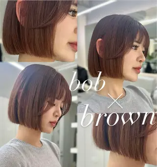 ミディアム ハイトーンボブ Mizuki.のヘアスタイル