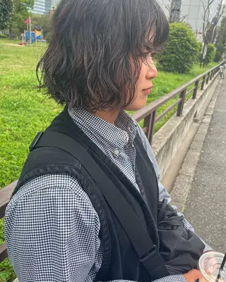 ショート パーマ ボブ／パーマ指名 No. 1🍃れんとのヘアスタイル