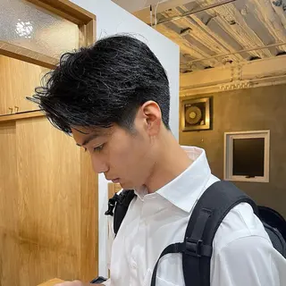 ミディアム メンズ 🌿ボブ パーマ高橋啓太🌿のヘアスタイル