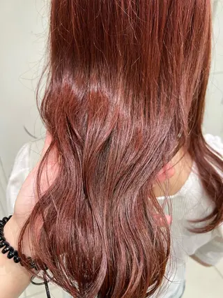 セミロング カラー 【暖色カラー特化】 中山由梨のヘアスタイル