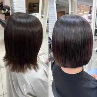 ミディアム 染野 匠のヘアスタイル