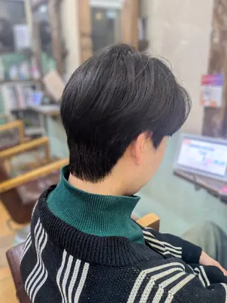 ショート パーマ メンズ ボブパーマ/メンズ カワカミサトミ🐨のヘアスタイル