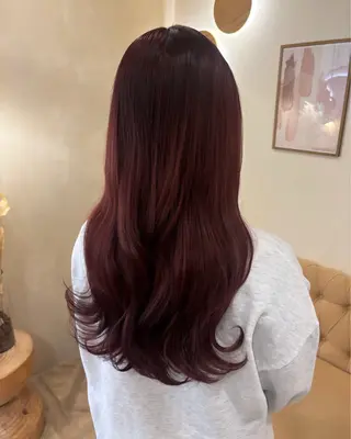 ロング カラー 暖色/ミルクティー/ レイヤー/yuriaのヘアスタイル