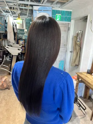 ロング カラー 新宿デザインカット 👶RENAのヘアスタイル