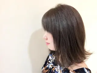ミディアム カラー 永井 大希のヘアスタイル