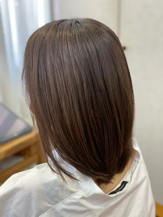 ミディアム カラー 森下 友　Dio...池袋のヘアスタイル