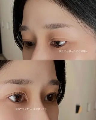マツエク・マツパ Uni Maison Atelier所属・Kyoka 【EYE/BROW】のマツエク・マツパデザイン