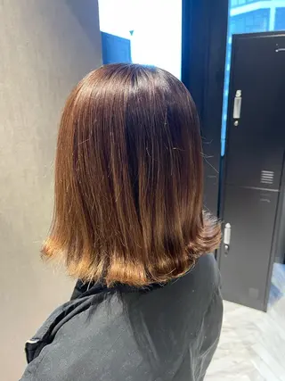ミディアム 透明感カラー/艶髪/ エクステ/HIROのヘアスタイル