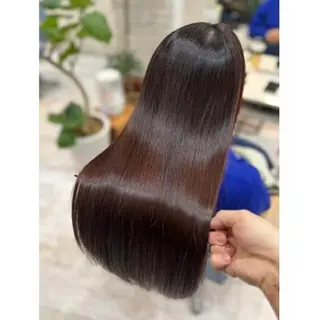 ロング 💓透明感カラー 心斎橋No1💓のヘアスタイル