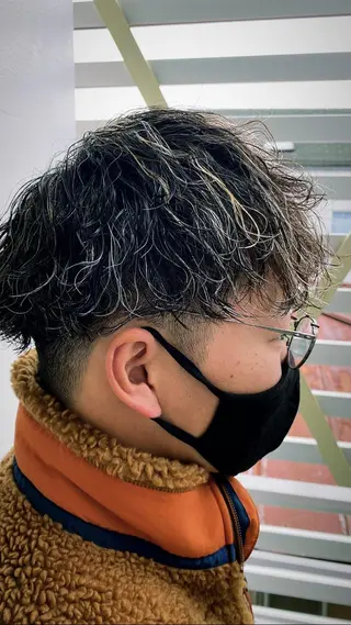 ショート カラー パーマ メンズ 🎗美髪艶髪🫧髪質 改善特化🥇菊地のヘアスタイル