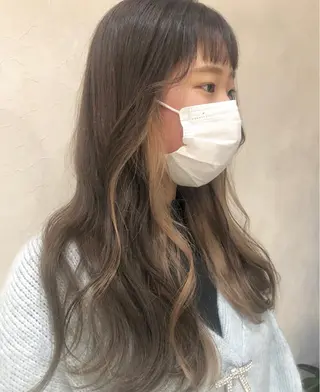 ロング カラー nakahara madokaのヘアスタイル