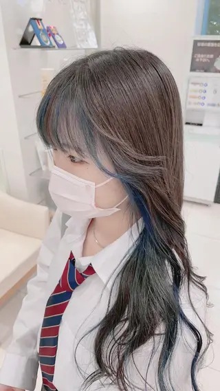 ロング カラー 新規限定カット無料 クーポン有り【桂口】のヘアスタイル