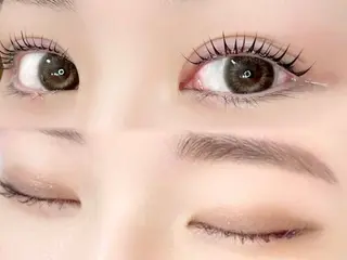 藤田あかね🎀 カラー/束感マツパのマツエク・マツパデザイン