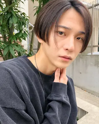 メンズ メンズ🍃ナチュラル 韓国風ヘアRENのヘアスタイル