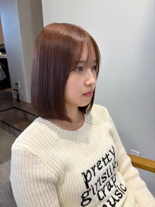 カラー 透明感ツヤカラー🫧 yuchikaのヘアスタイル