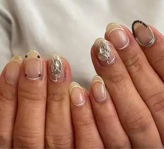 カラー ネイル Chérinail 爪のお手入れのネイルデザイン