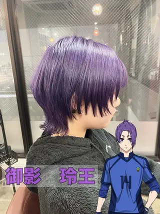 ショート カラー ヲタク美容師 店長　上原のヘアスタイル