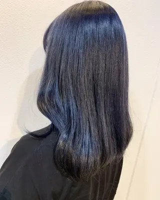 セミロング カラー Lolonois梅田 /Okazaki:)のヘアスタイル