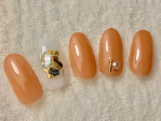 ネイル うる艶♡透明感ネイル Rirashiaのネイルデザイン