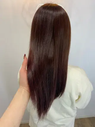 カラー 🍎韓国カラー licoris寛菜のヘアスタイル