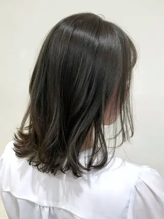 ミディアム カラー KANAMI日暮里 韓国ヘア・メイクのヘアスタイル