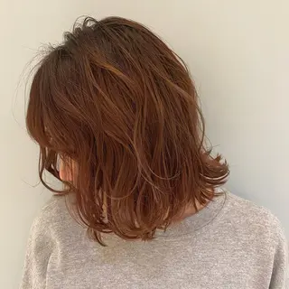 ミディアム 透明感カラー・ 髪質改善🩵イケダのヘアスタイル