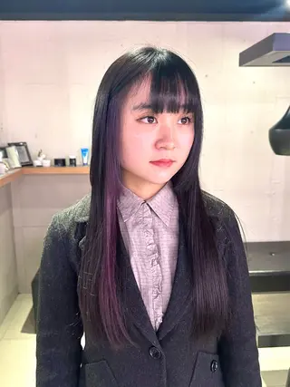 ロング カラー 🐺ウルフオタク🐺 ハイトーン/moeのヘアスタイル