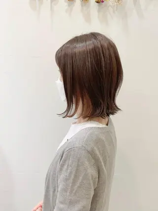 ミディアム カラー ノーブル美容室イオン高橋店所属・鈴木 純子のヘアスタイル