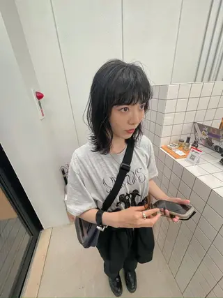 ミディアム カラー 関 京磨のヘアスタイル