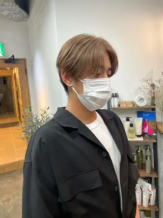 ショート カラー メンズ カラーモデル募集 吉原佳穂💗のヘアスタイル