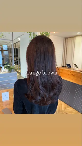 ロング カラー ヘアアレンジ 飯島 美海のヘアスタイル