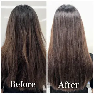 セミロング パーマ 中本 達也のヘアスタイル