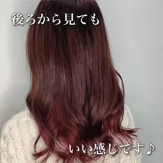 セミロング カラー 中本 達也のヘアスタイル