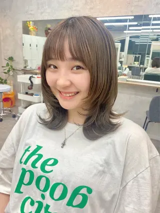 ミディアム カラー limit陽平 ショート/ボブのヘアスタイル